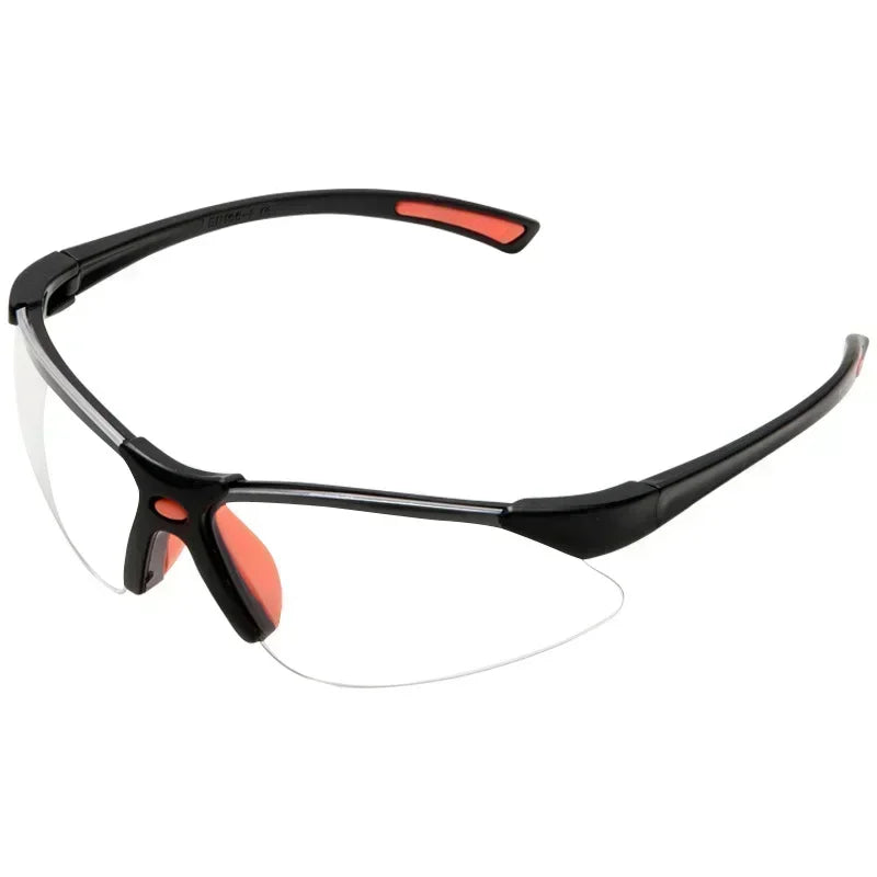 Motorcycle PC Material Anti Impact Wind Dust Proof Goggles Safety Riding Clear Glasses Lab Work Safety Eye Protective Glasses