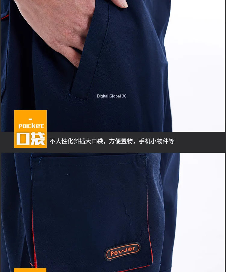 2023 Work Overall Uniform Men Women Working Coveralls Welding Suit Car Repair Workshop Mechanic Plus Size Clothes
