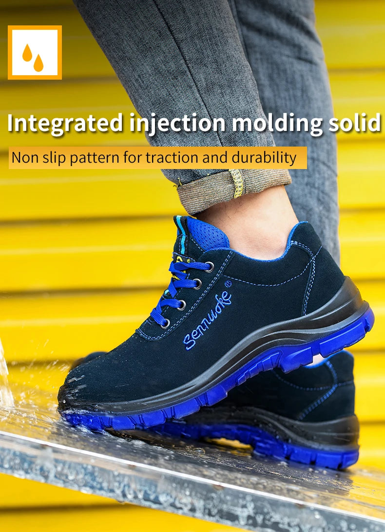 Safety Shoes Sport  Shoes Men for Work Sneakers Lightweight Steel Toes Free Shipping Industrial safety tennis