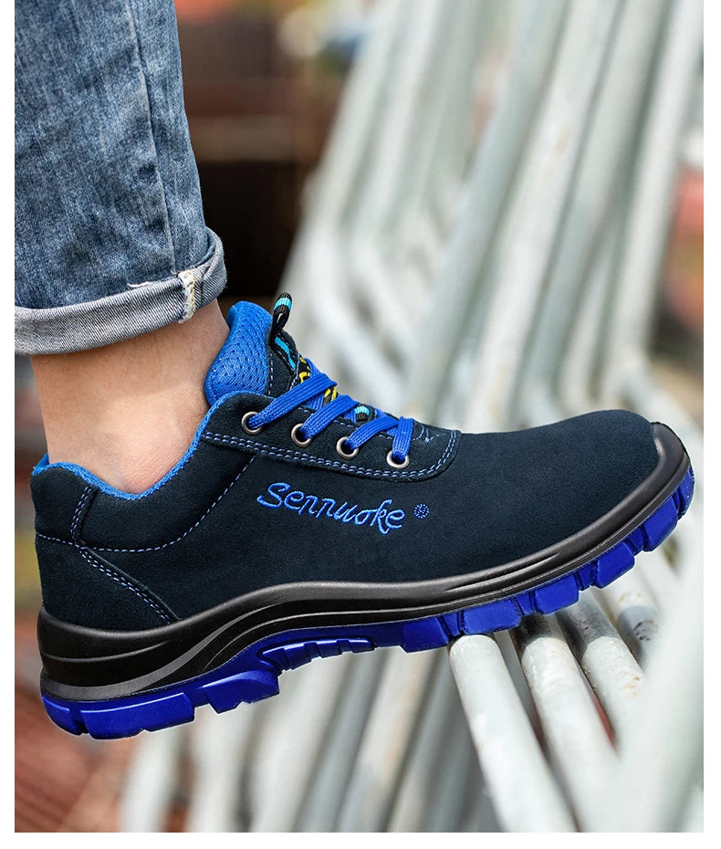 Safety Shoes Sport  Shoes Men for Work Sneakers Lightweight Steel Toes Free Shipping Industrial safety tennis