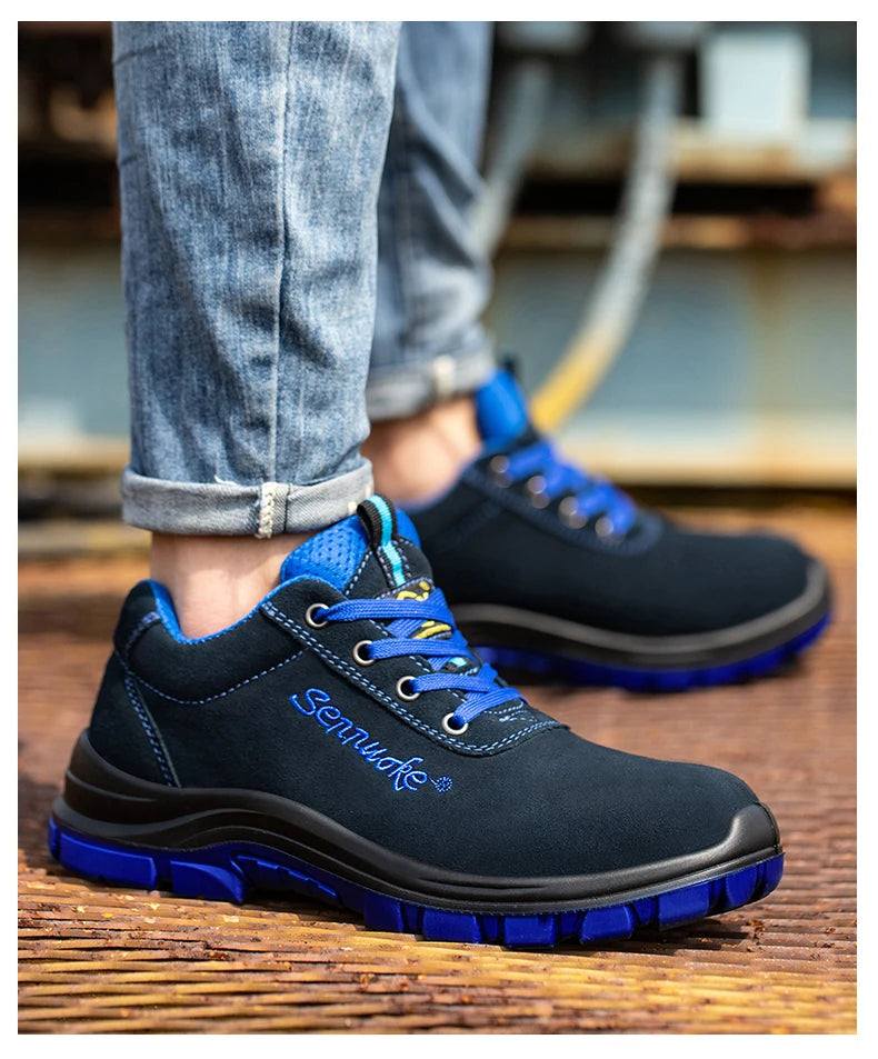 Safety Shoes Sport  Shoes Men for Work Sneakers Lightweight Steel Toes Free Shipping Industrial safety tennis