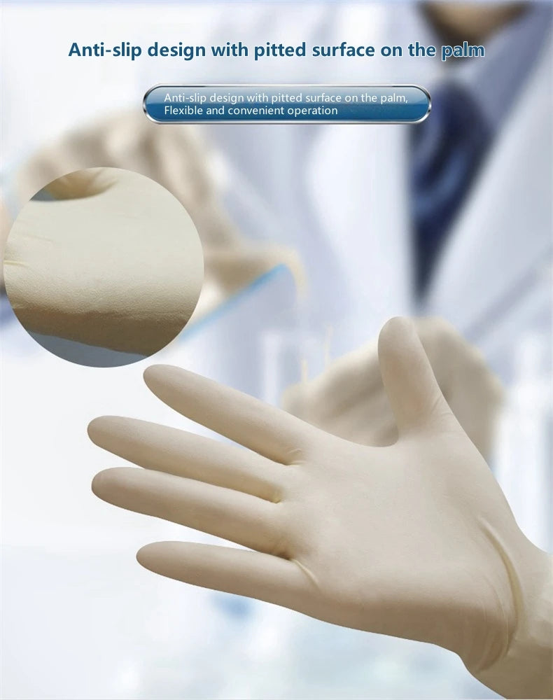 Disposable latex gloves 20 inch extended thickened laboratory chemical acid and alkali resistant protective industrial gloves