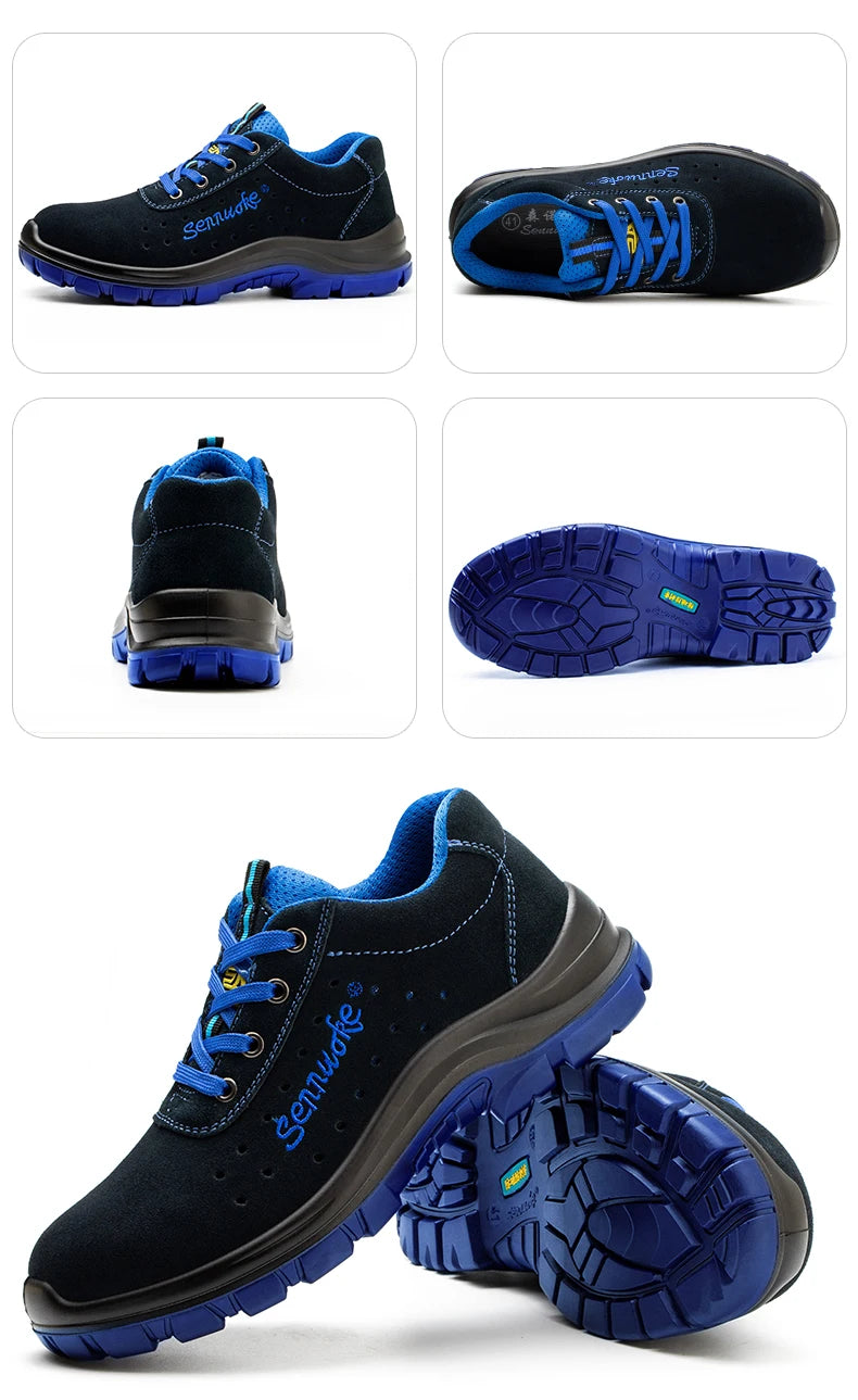 Safety Shoes Sport  Shoes Men for Work Sneakers Lightweight Steel Toes Free Shipping Industrial safety tennis