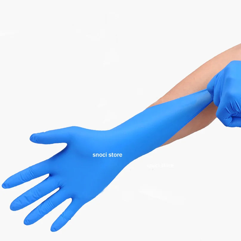 Experimental gloves Chemical laboratory special disposable gloves latex rubber gloves nitrile gloves S M L XL 10Pcs