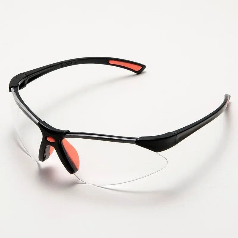 2Pcs Clear Eye Sand Prevention Windproof Safety Riding Goggles Vented Glasses Work Laboratory Safety Goggle Glasses Spectacles