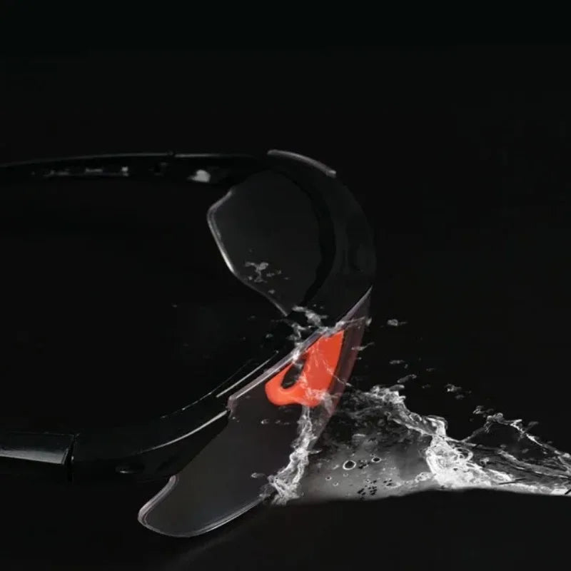 2Pcs Clear Eye Sand Prevention Windproof Safety Riding Goggles Vented Glasses Work Laboratory Safety Goggle Glasses Spectacles