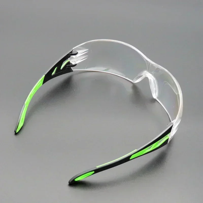 Motorcycle PC Material Anti Impact Wind Dust Proof Goggles Safety Riding Clear Glasses Lab Work Safety Eye Protective Glasses