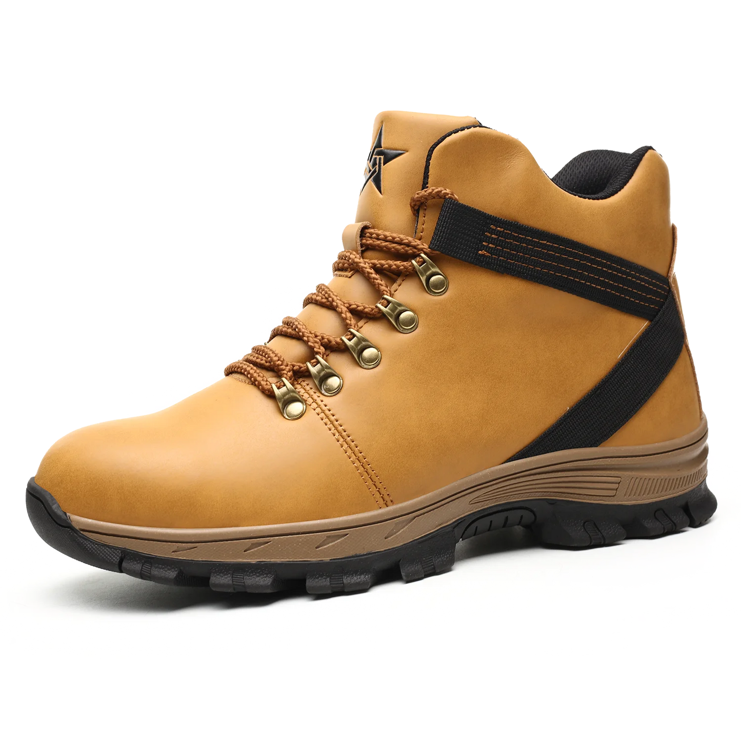 Security-protection Shoes Men's Safety Work Boots Industrial Safety Boots Waterproof Safety Shoes Male Sneakers Outdoor Hiking