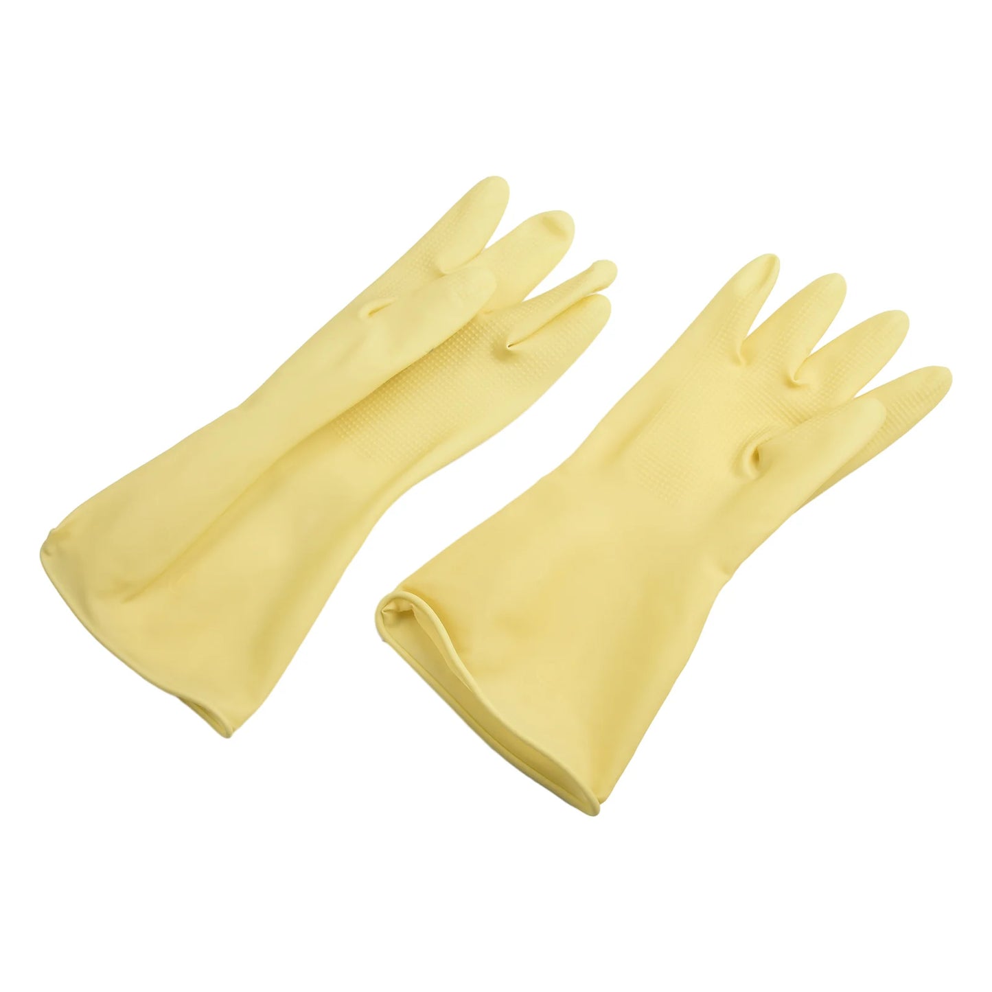 1Pair Industrial Gloves Natural Latex Acid Resistant Chemical Protective Gloves Acid And Alkali Resistant Industrial Gloves