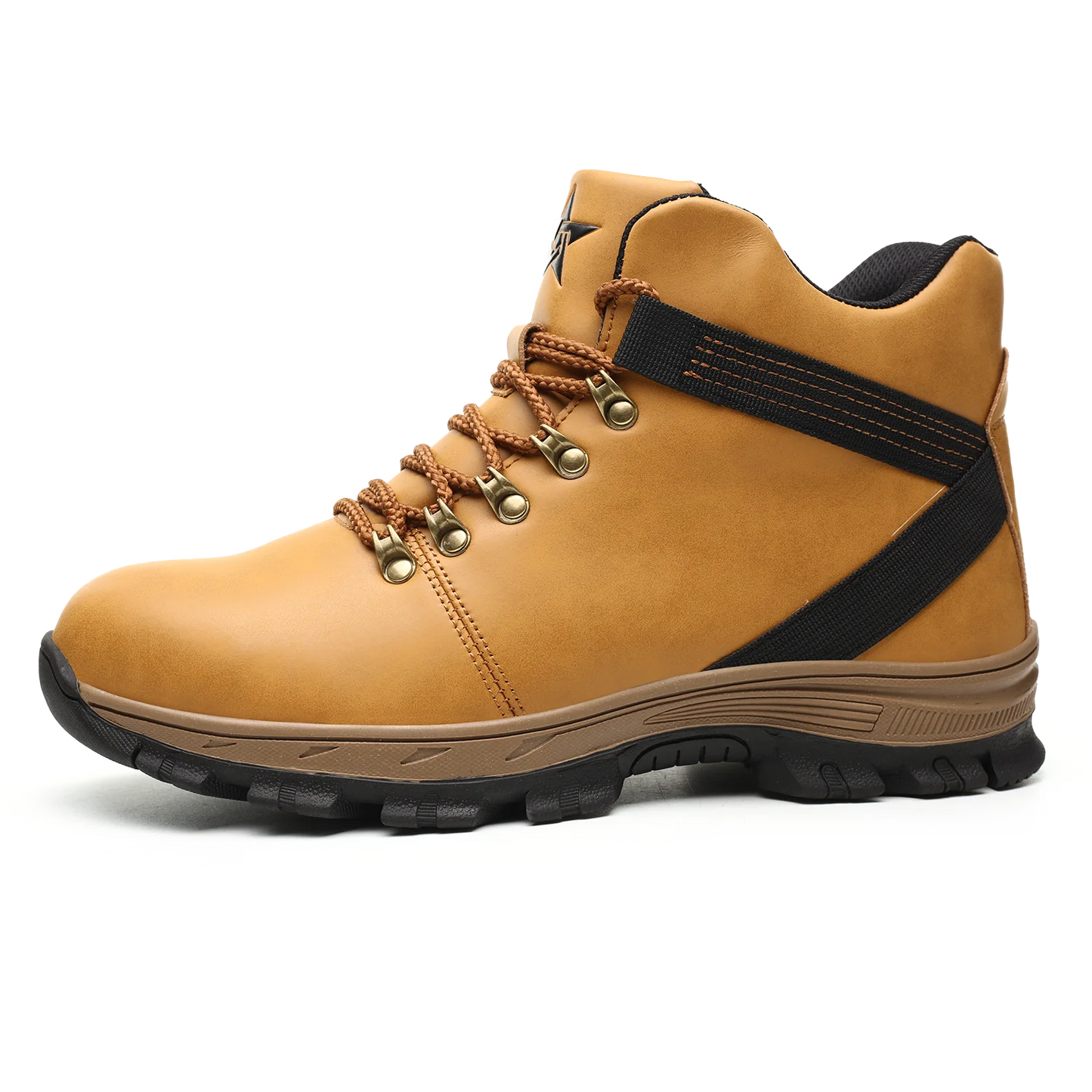 Security-protection Shoes Men's Safety Work Boots Industrial Safety Boots Waterproof Safety Shoes Male Sneakers Outdoor Hiking