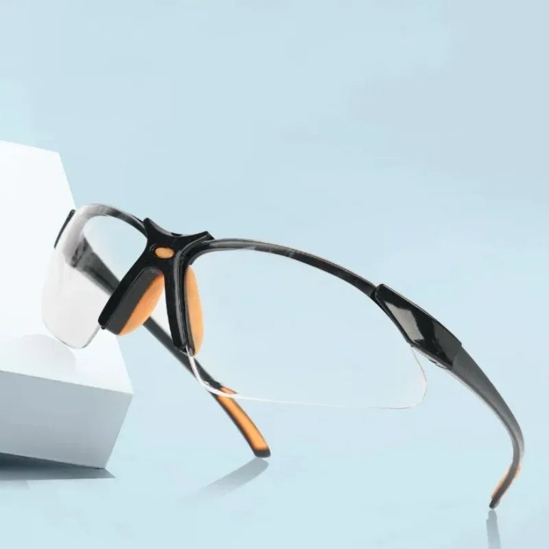 2Pcs Clear Eye Sand Prevention Windproof Safety Riding Goggles Vented Glasses Work Laboratory Safety Goggle Glasses Spectacles