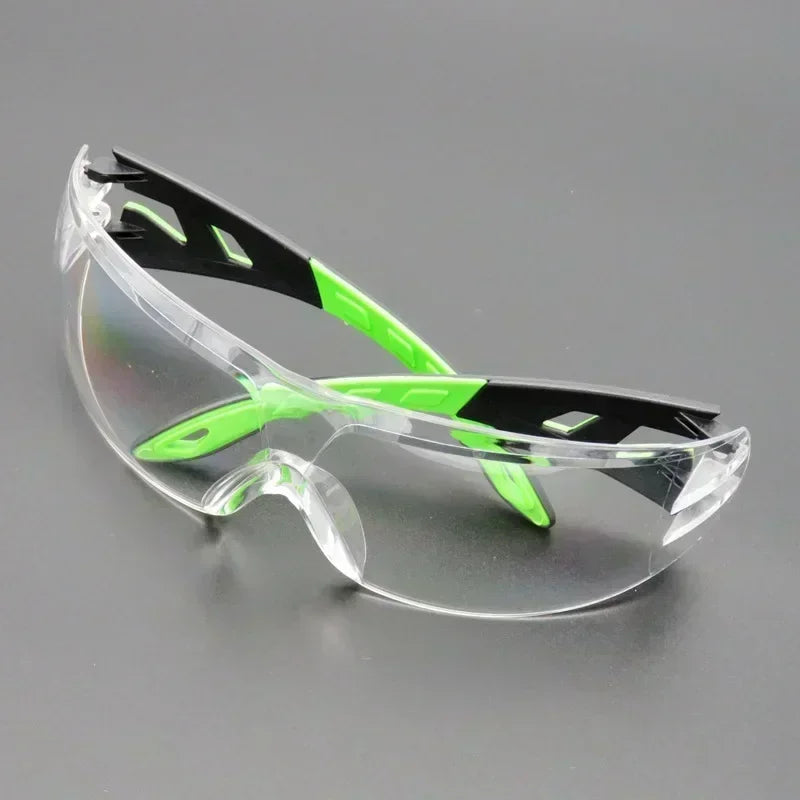 Motorcycle PC Material Anti Impact Wind Dust Proof Goggles Safety Riding Clear Glasses Lab Work Safety Eye Protective Glasses