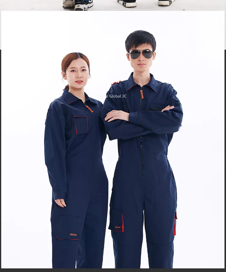 2023 Work Overall Uniform Men Women Working Coveralls Welding Suit Car Repair Workshop Mechanic Plus Size Clothes