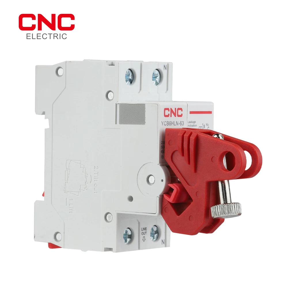 CNC Industrial Air Switch Safety Lockout Electrical Safety Lock And 38mm Nylon Shackle Household Plug Lockout Device Safety Tool