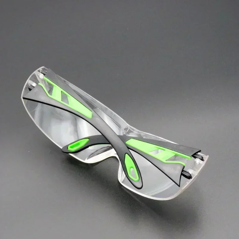 Motorcycle PC Material Anti Impact Wind Dust Proof Goggles Safety Riding Clear Glasses Lab Work Safety Eye Protective Glasses