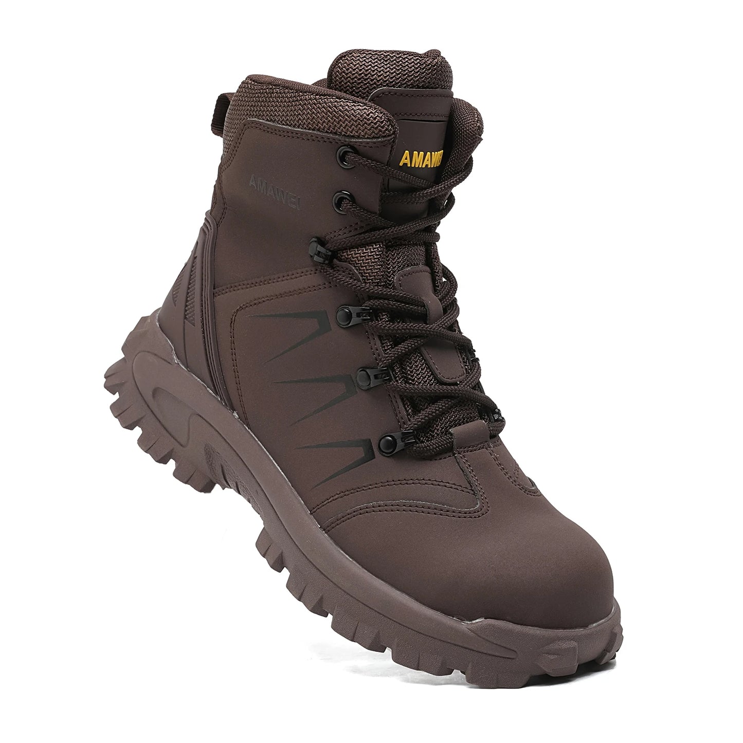 Steel Toe Safety Shoes Men Work Safety Boots Lightweight Breathable Comfortable Industrial Construction Sneakers Men Boots