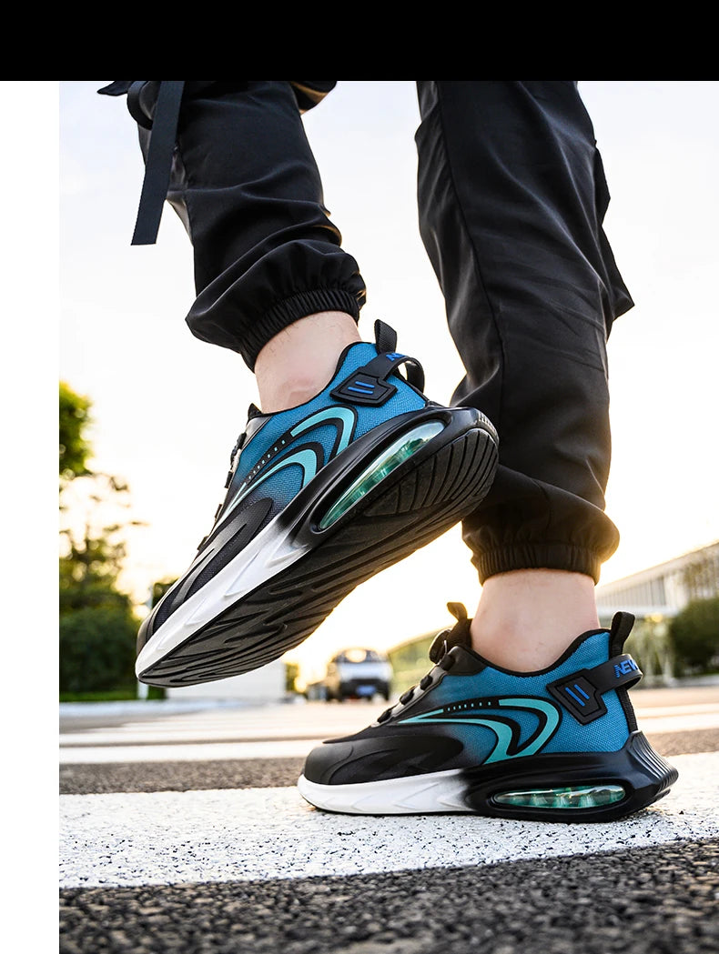 Fashion Men's Work Sneakers Mesh Breathable Safety Shoes Men Steel Toe Work Shoes Industrial Anti-smashing Safety Work Boots Man