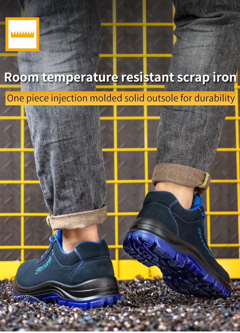 Safety Shoes Sport  Shoes Men for Work Sneakers Lightweight Steel Toes Free Shipping Industrial safety tennis