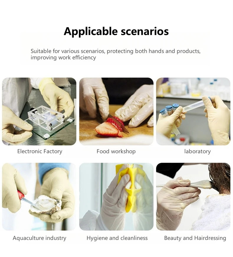 Disposable latex gloves 20 inch extended thickened laboratory chemical acid and alkali resistant protective industrial gloves