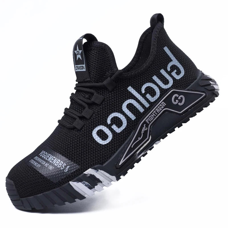 Protective Steel Toe Safety Shoes Men Anti-puncture Work Shoes Men Breathable Industrial Shoes Indestructible Work Safety Boots
