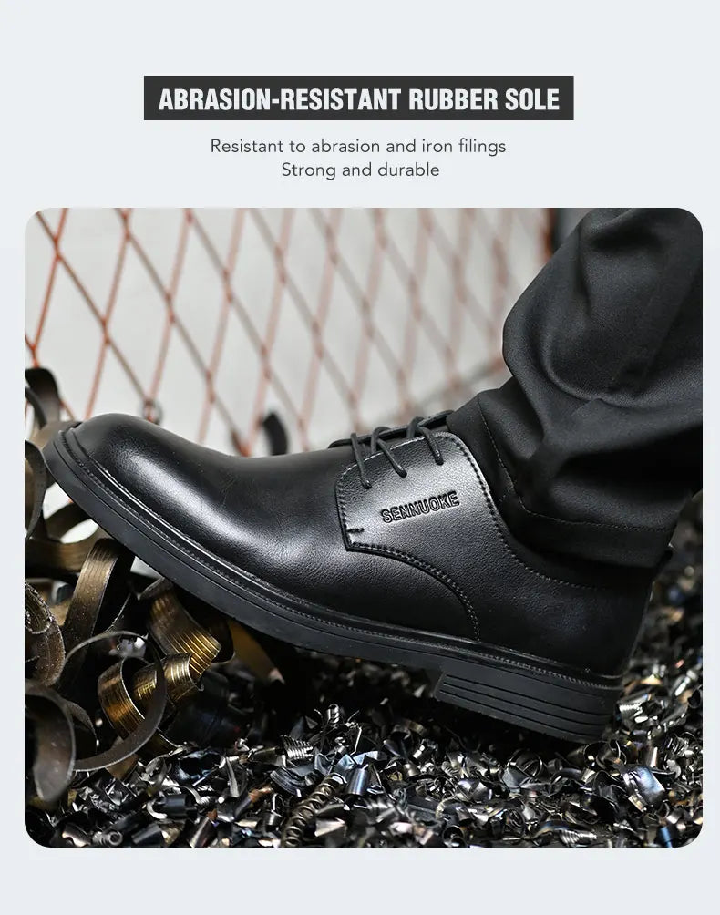 Safety Shoes ManforWork Man's Safety working Shoes Lightweight Work Wear Free Shipping Industrial Security-Protection Waterproof