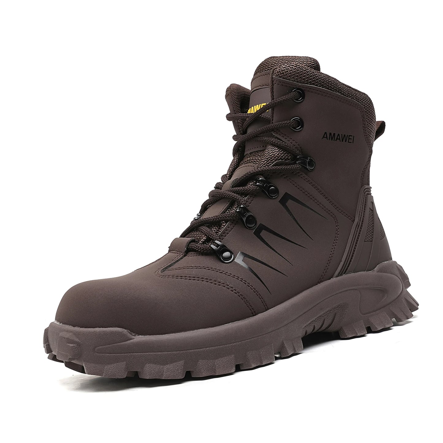 Steel Toe Safety Shoes Men Work Safety Boots Lightweight Breathable Comfortable Industrial Construction Sneakers Men Boots