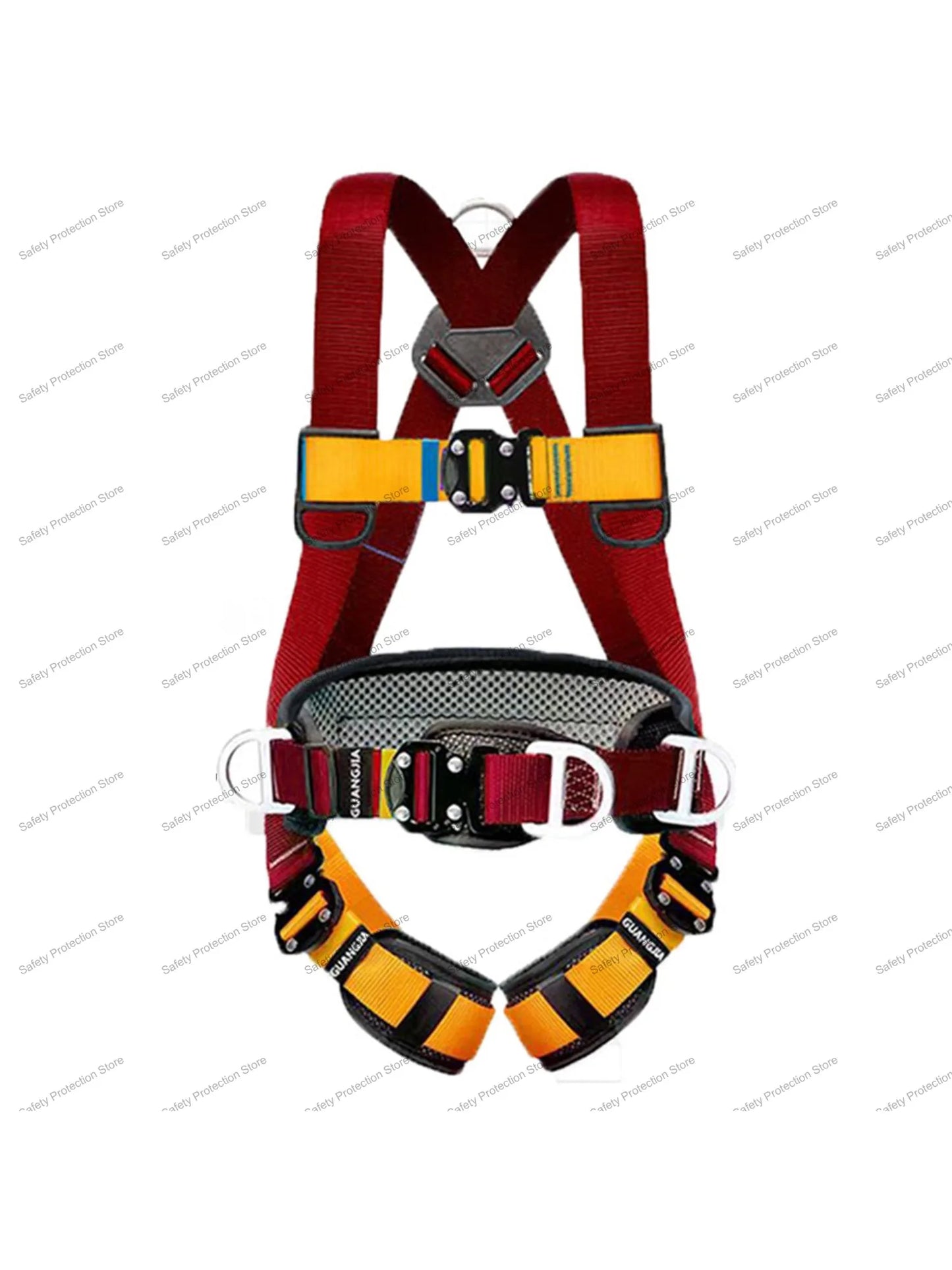 High Altitude Work Safety Harness Full Body Five-point Safety Belt  Outdoor Climbing Training Construction Protective Equipment