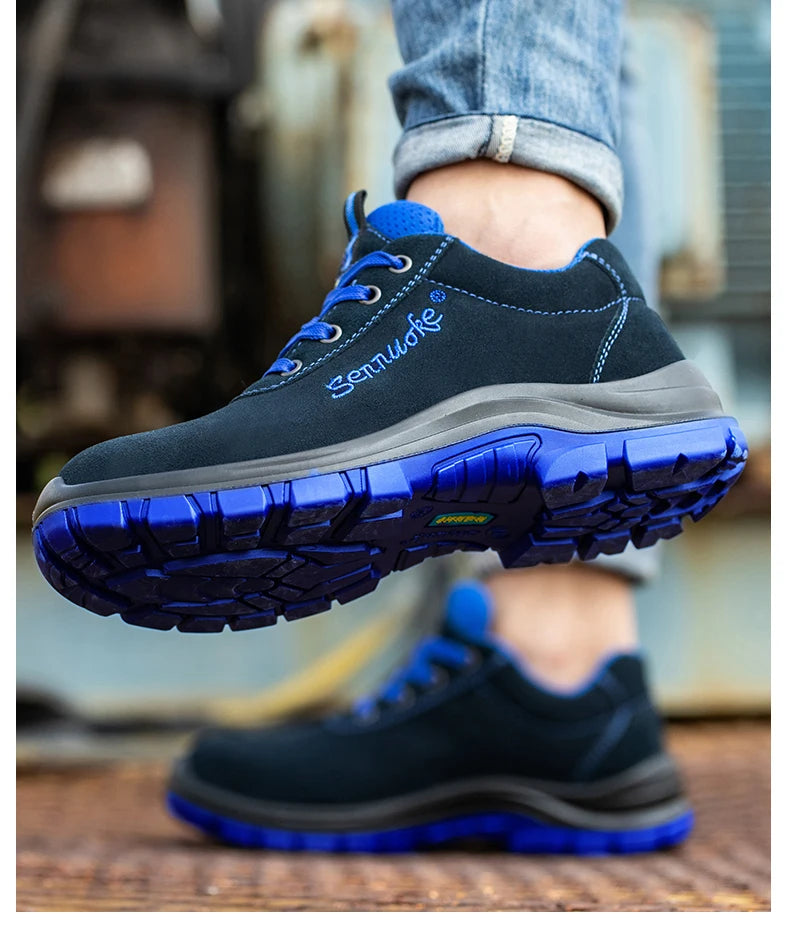 Safety Shoes Sport  Shoes Men for Work Sneakers Lightweight Steel Toes Free Shipping Industrial safety tennis