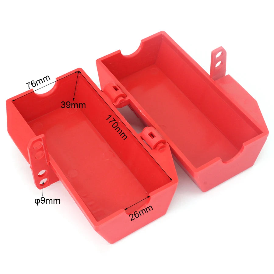 1 pcs safety lockout box for electrical plug lockout industrial household plug locks loto lock device safety tools