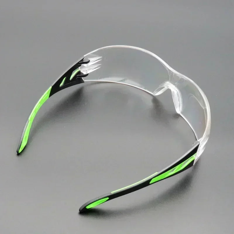 Motorcycle PC Material Anti Impact Wind Dust Proof Goggles Safety Riding Clear Glasses Lab Work Safety Eye Protective Glasses
