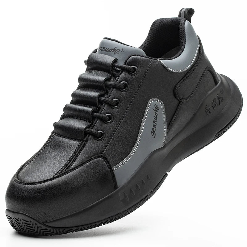 Safety Shoes ManforWork Man's Safety working Shoes Lightweight Work Wear Free Shipping Industrial Security-Protection Waterproof