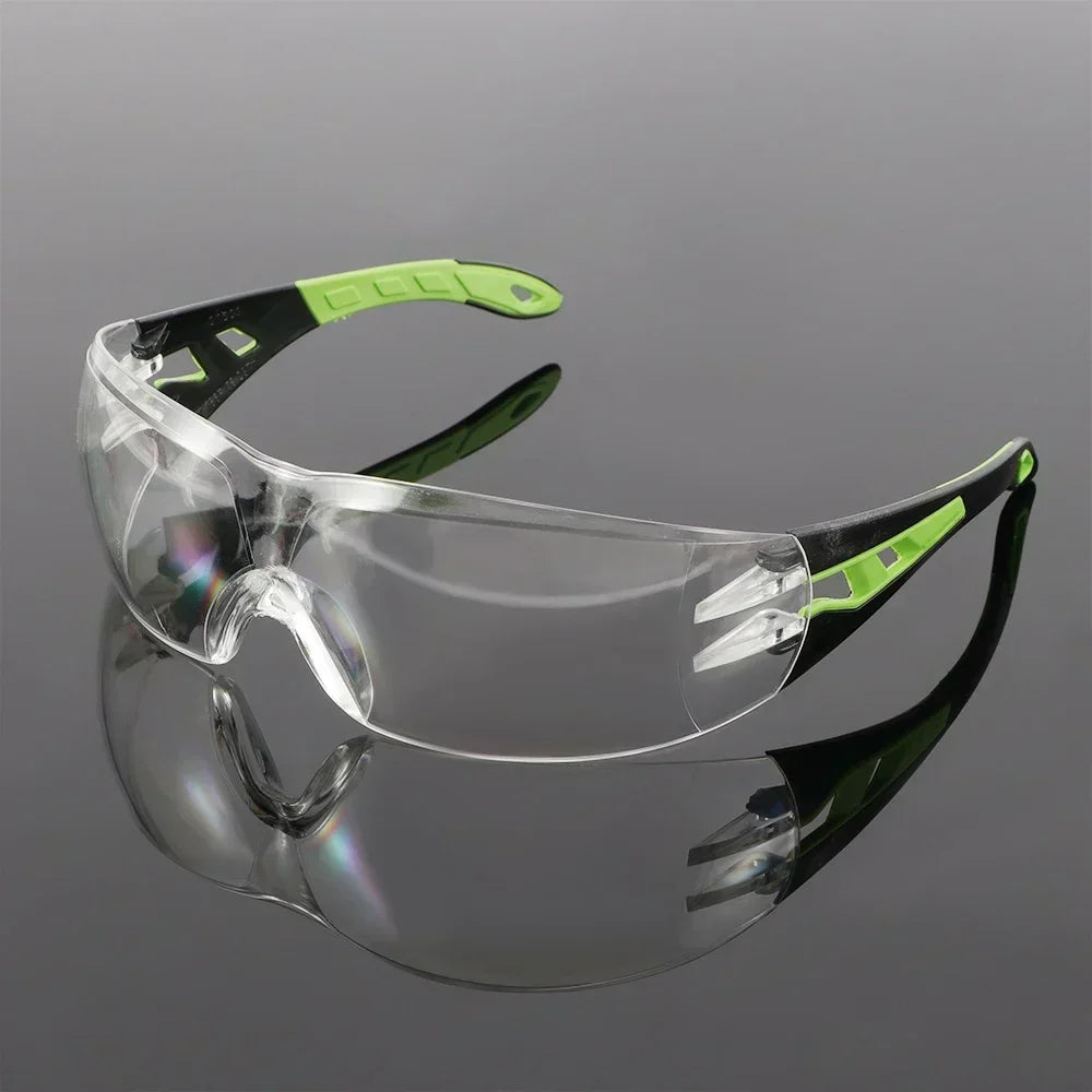 Motorcycle PC Material Anti Impact Wind Dust Proof Goggles Safety Riding Clear Glasses Lab Work Safety Eye Protective Glasses