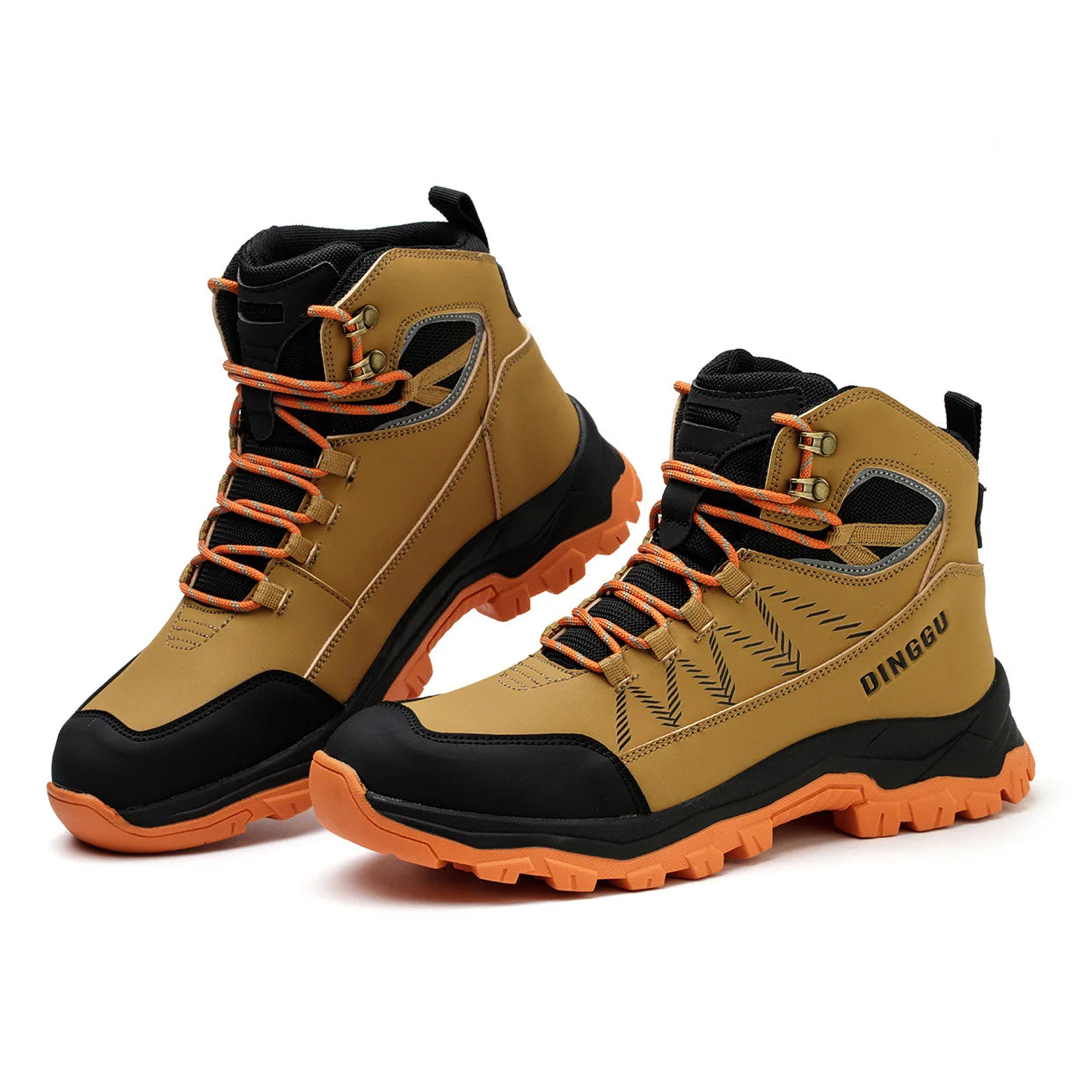 Safety Shoes Men's Steel Toe Oil Resistant Work Boots for Industrial Use Anti-smash Anti-Puncture Work Safety Boots Warehouses