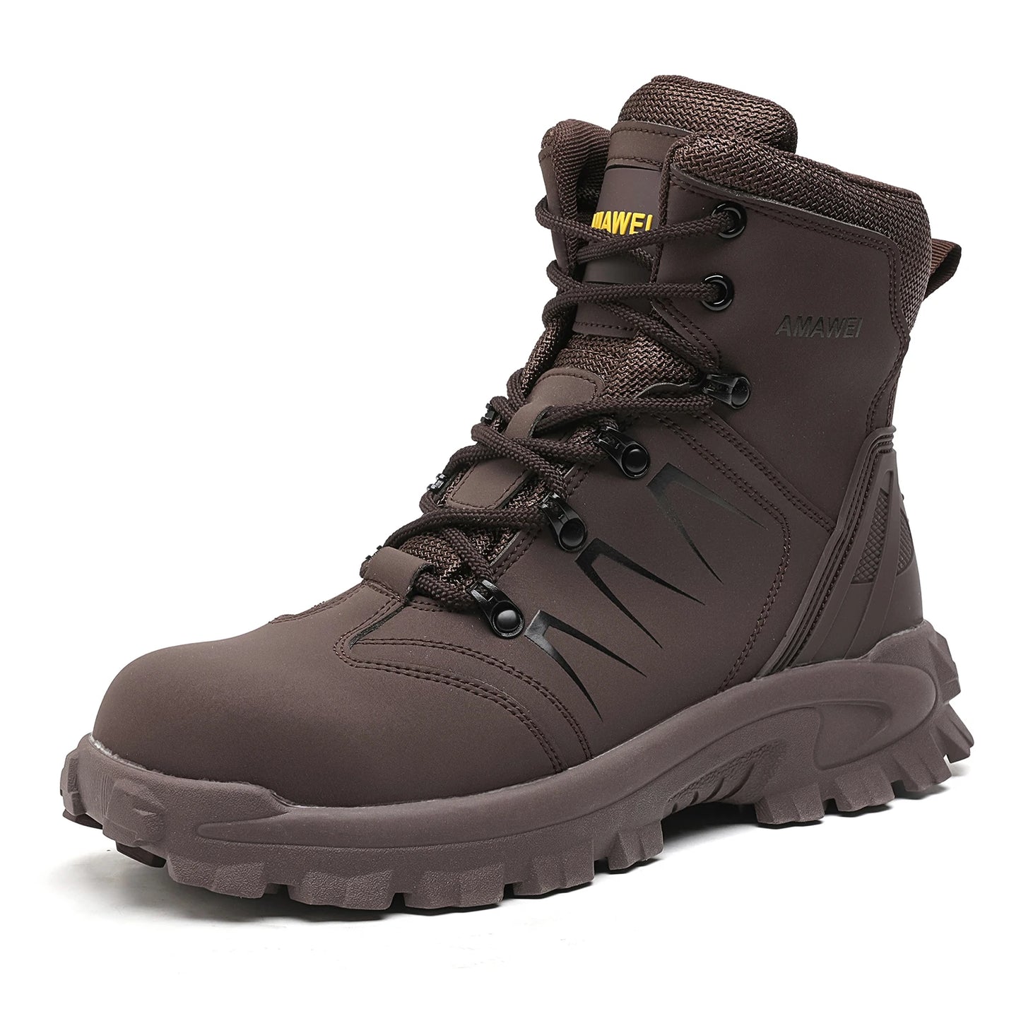 Steel Toe Safety Shoes Men Work Safety Boots Lightweight Breathable Comfortable Industrial Construction Sneakers Men Boots